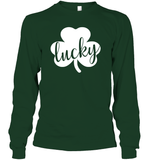 Lucky St Patrick's Day Shirt Unisex Long Sleeve Classic Tee