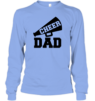 Cheer Dad With Megaphone Unisex Long Sleeve Classic Tee
