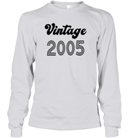 2005 Retro Vintage Birth Year Blast Unisex Long Sleeve Classic Tee
