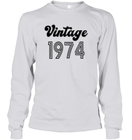 1974 Retro Vintage Birth Year Blast Unisex Long Sleeve Classic Tee