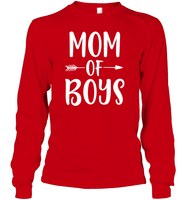 Mom Of Boys Family Shirt Unisex Long Sleeve Classic Tee