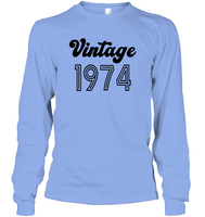 1974 Retro Vintage Birth Year Blast Unisex Long Sleeve Classic Tee