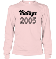 2005 Retro Vintage Birth Year Blast Unisex Long Sleeve Classic Tee