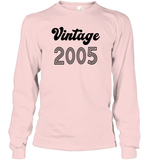 2005 Retro Vintage Birth Year Blast Unisex Long Sleeve Classic Tee