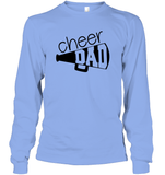 Cheer Dad With Megaphone Unisex Long Sleeve Classic Tee