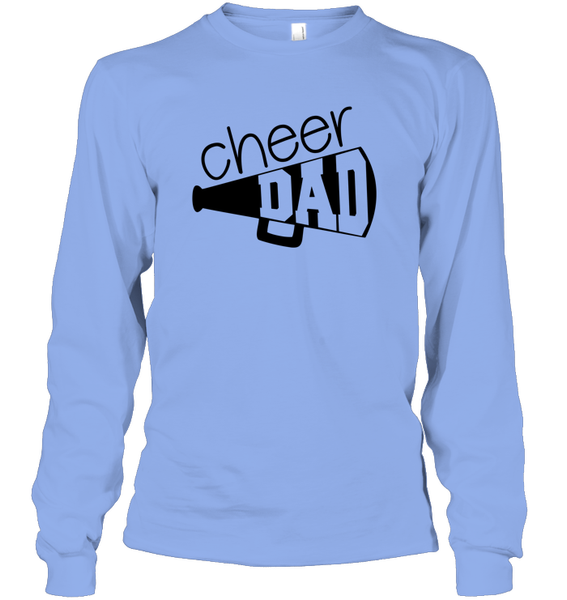 Cheer Dad With Megaphone Unisex Long Sleeve Classic Tee