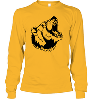 Angry Bear Shirt Unisex Long Sleeve Classic Tee