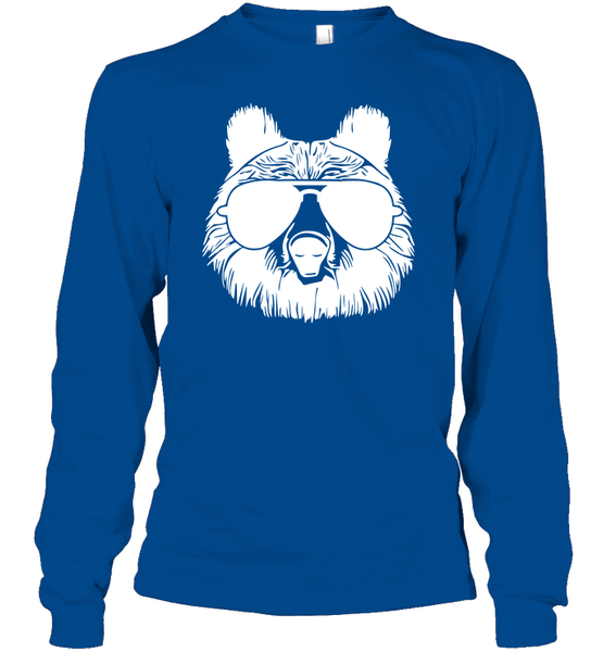 Cool Grizzly Bear Shirt Unisex Long Sleeve Classic Tee