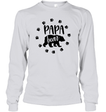 Papa Bear Family Shirt Unisex Long Sleeve Classic Tee