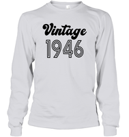 1946 Retro Vintage Birth Year Blast Unisex Long Sleeve Classic Tee