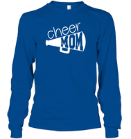 Cheer Mom With Megaphone Unisex Long Sleeve Classic Tee