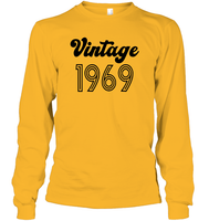 1969 Retro Vintage Birth Year Blast Unisex Long Sleeve Classic Tee