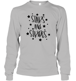 Stars And Stripes 4th Of July Shirt Unisex Long Sleeve Classic Tee