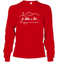 Happy Camper Unisex Long Sleeve Classic Tee
