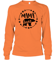 Mama Bear Family Shirt Unisex Long Sleeve Classic Tee
