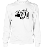 Cheer Dad With Megaphone Unisex Long Sleeve Classic Tee