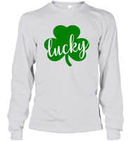 Lucky St Patrick's Day Shirt Unisex Long Sleeve Classic Tee