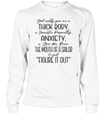 God Really Gave Me A Thick Body Shirt Unisex Long Sleeve Classic Tee