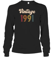 1991 Retro Vintage Birth Year Blast Unisex Shirt, Long Sleeve, Hoodie, Sweatshirt