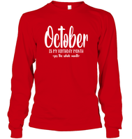 October Birthday Month Unisex Long Sleeve Classic Tee