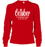 October Birthday Month Unisex Long Sleeve Classic Tee