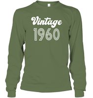 1960 Retro Vintage Birth Year Blast Unisex Long Sleeve Classic Tee