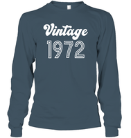 1972 Retro Vintage Birth Year Blast Unisex Long Sleeve Classic Tee