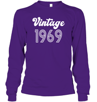 1969 Retro Vintage Birth Year Blast Unisex Long Sleeve Classic Tee