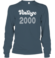2000 Retro Vintage Birth Year Blast Unisex Long Sleeve Classic Tee