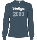2000 Retro Vintage Birth Year Blast Unisex Long Sleeve Classic Tee