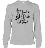 Sun Sand & A Drink In My Hand Bachelorette Unisex Long Sleeve Classic Tee For Women