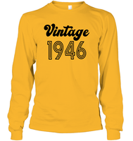 1946 Retro Vintage Birth Year Blast Unisex Long Sleeve Classic Tee