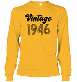 1946 Retro Vintage Birth Year Blast Unisex Long Sleeve Classic Tee