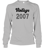 2007 Retro Vintage Birth Year Blast Unisex Long Sleeve Classic Tee