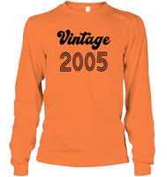 2005 Retro Vintage Birth Year Blast Unisex Long Sleeve Classic Tee