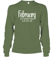 February Birthday Month Unisex Long Sleeve Classic Tee