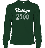 2000 Retro Vintage Birth Year Blast Unisex Long Sleeve Classic Tee