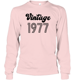 1977 Retro Vintage Birth Year Blast Unisex Long Sleeve Classic Tee