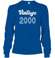2000 Retro Vintage Birth Year Blast Unisex Long Sleeve Classic Tee