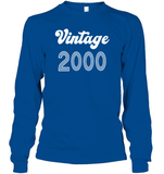 2000 Retro Vintage Birth Year Blast Unisex Long Sleeve Classic Tee