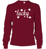 Lucky St Patrick's Day Shirt Unisex Long Sleeve Classic Tee