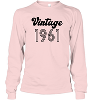 1961 Retro Vintage Birth Year Blast Unisex Long Sleeve Classic Tee