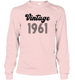 1961 Retro Vintage Birth Year Blast Unisex Long Sleeve Classic Tee