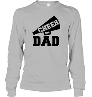 Cheer Dad With Megaphone Unisex Long Sleeve Classic Tee