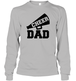 Cheer Dad With Megaphone Unisex Long Sleeve Classic Tee