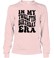 In My Twelfth Birthday Era Birthday Shirt Unisex Long Sleeve Classic Tee