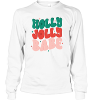 Holly Jolly Babe Christmas Shirt For Women