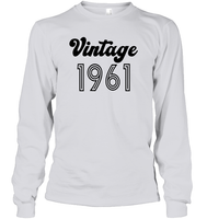 1961 Retro Vintage Birth Year Blast Unisex Long Sleeve Classic Tee