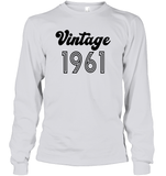1961 Retro Vintage Birth Year Blast Unisex Long Sleeve Classic Tee