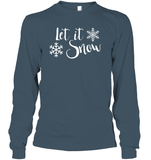 Let It Snow Christmas Shirt Unisex Long Sleeve Classic Tee